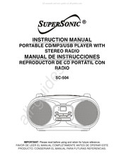 Supersonic SC-504 Manual De Instrucciones