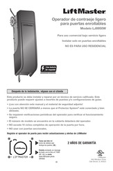 LiftMaster LJ8950W Manual Del Usuario