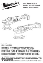 Milwaukee 2685-20 Manual Del Operador