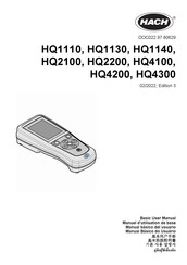Hach HQ1130 Manual Básico Del Usuario