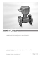 KROHNE OPTIFLUX 5000 Manual