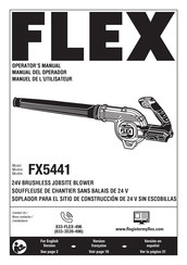 Flex FX5441 Manual Del Operador