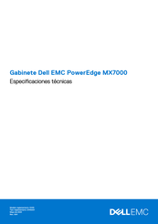 Dell EMC PowerEdge MX7000 Especificación Técnica