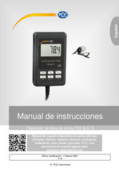 PCE PCE-SLD 10 Manual De Instrucciones