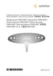 Sartorius YSP01SQP Instrucciones De Instalación