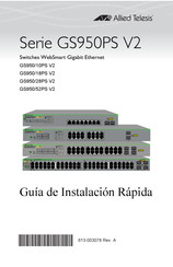 Allied Telesis GS950/10PS V2 Guía De Instalación Rápida