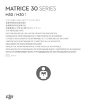 Dji MATRICE 30 Serie Manual Del Usuario