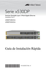 Allied Telesis x530DP-28GHXm Guía De Instalación Rápida