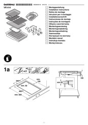 Gaggenau VR 414 Instrucciones De Montaje