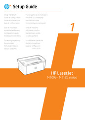 HP Laserjet M110we Guía De Configuración