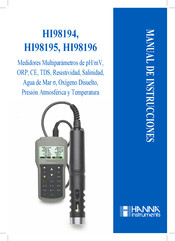 Hanna Instruments HI7698195/40 Manual De Instrucciones