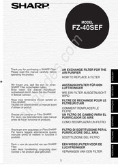 Sharp FZ-40SEF Manual