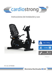 CARDIOSTRONG BC60 Instrucciones De Instalacion Y Uso