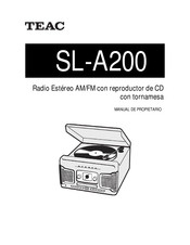 Teac SL-A200 Manual Del Propietário