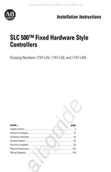 Allen-Bradley SLC 500 1747-L20 Instrucciones De Instalación