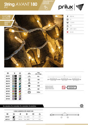 Prilux String AVANT 180 Guia De Inicio Rapido