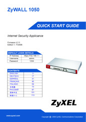 Zyxel ZyWALL 1050 Guia De Inicio Rapido