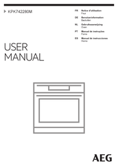 AEG KPK742280M Manual De Instrucciones