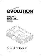 Evolution 108-0004A Instrucciones Originales