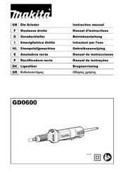 Makita GD0600 Manual De Instrucciones