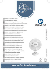 Farelek MIAMI 30 Traduccion Del Manual De Instrucciones Originale