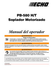 Echo PB-580 T Manual Del Operador