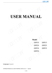 EDECOA DPP35 Manual Del Usuario