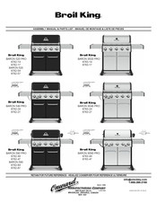 Broil King BARON S540 PRO 8763-27 Manuel De Montage & Liste De Pieces