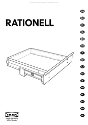 IKEA RATIONELL Instrucciones De Montaje E Instalación