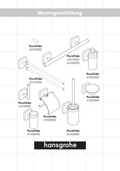 Hansgrohe PuraVida 41501000 Instrucciones De Montaje