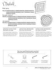 Mirabelle MIRBS6040ECP Instrucciones Importantes