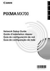 Canon PIXMA MX700 Guía De Configuración