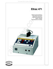 Enraf Nonius Eltrac 471 Instrucciones De Manejo