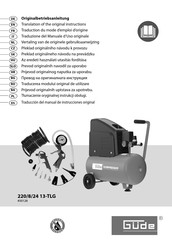 Gude 220/8/24 13-TLG Traducción Del Manual De Instrucciones Original