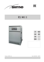 Sime RS 215 Mk II Manual Del Usuario