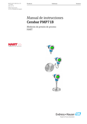 Endress+Hauser Cerabar PMP71B Manual De Instrucciones