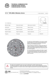 eta 2894-2 Manual Del Usuario