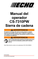 Echo CS-7310PW Manual Del Operador