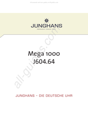 Junghans Mega 1000 Instrucciones De Uso