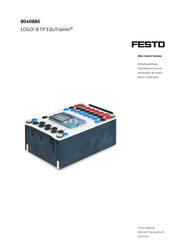 Festo LOGO! 8 TP EduTrainer Manual De Instrucciones