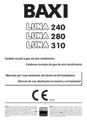 Baxi LUNA 240 Fi Manual De Uso Destinado Al Usuario Y Al Instalador