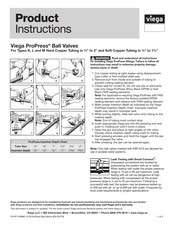 Viega ProPress Instrucciones Del Producto