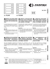 Farfisa Intercoms PL24S Guia De Inicio Rapido