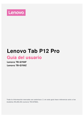 Lenovo TB-Q706Z Guia Del Usuario