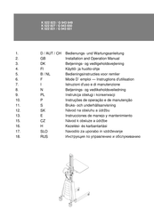 Simon, Evers & Co G 943 651 Instrucciones De Manejo Y Mantenimiento