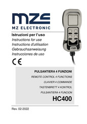 MZ electronic HC400 Instrucciones De Uso