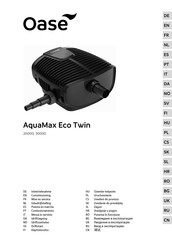 Oase AquaMax Eco Twin 20000 Puesta En Marcha