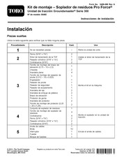 Toro Pro Force 30492 Instrucciones De Instalación