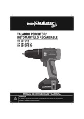 Gladiator PRO TP 1113/20 C1 Manual De Instrucciones Y Garantía