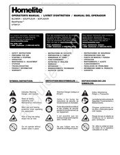 Homelite BackPacker UT08121 Manual Del Operador